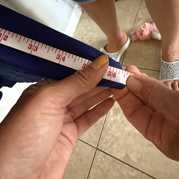 Elegant Navy Sparkle Cowl Neck Evening Dress - Picture 14 of 16